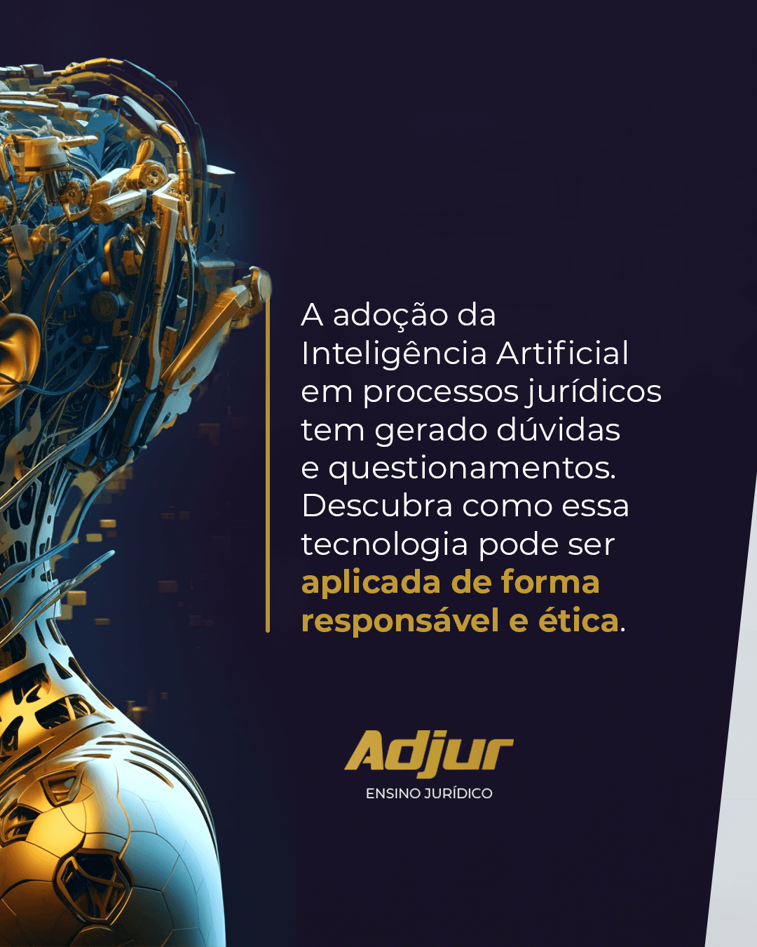 Arte de carrossel produzido para a Adjur