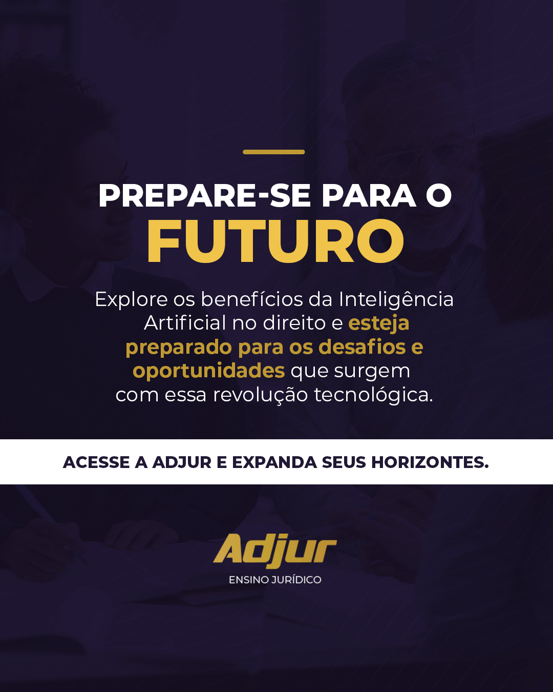 Arte de carrossel produzido para a Adjur